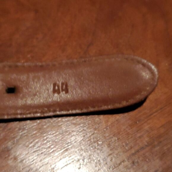 Torino European Ribbed Surcingle Navy Blue Belt 44 - Picture 8 of 10